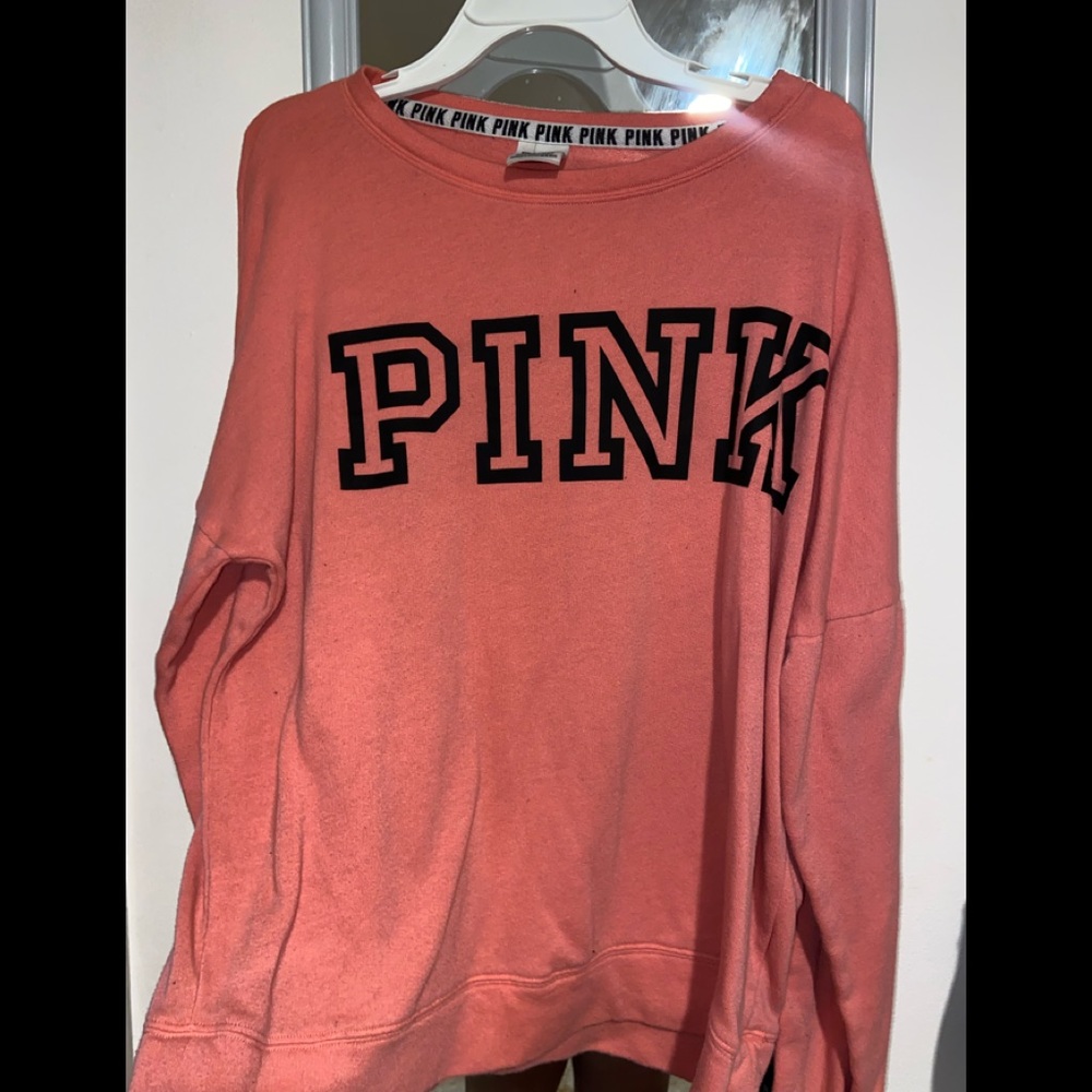 Victoria’s Secret pink sweatshirt
